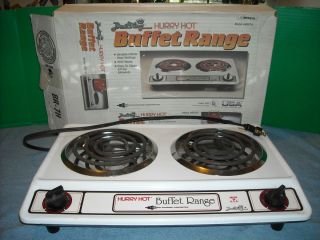   King Hurry Hot Electric 2 Burner Table Buffet Range Stove Hot Plate EX