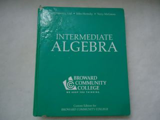 Intermediate Algebra Broward Community College 9th Edition Pearson 