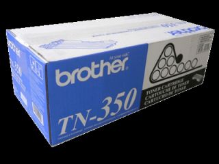 Brother TN 350 TN350 Black Toner Cartridge Genuine New