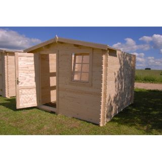 Natural Wood 10x10 Garden Storage Shed Free Shipping