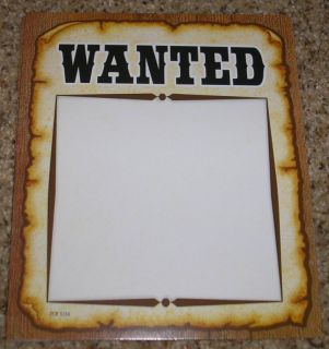 Teacher Resource 10 Wanted Poster Bulletin Board Accents