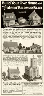 1926 ad for falcon bildmor blox play building toys