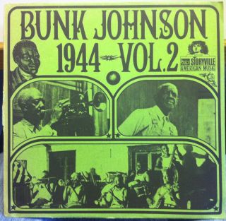 Bunk Johnson 1944 Vol 3 LP Mint SLP 205 Storyville German Mono Record 