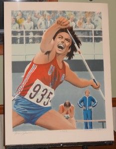 HUGE QUANTITY 100 BRUCE JENNER SIGNED 18x24 DECATHLON Lithographs in 
