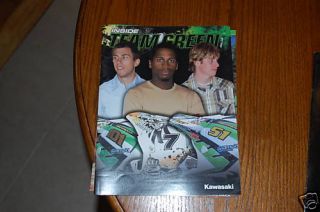 Kawasaki Team Green Book Magazine RARE Catalog Stewart
