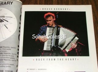 Keyboard Magazine 1990 BRUCE HORNSBY, Public Enemy, Yamaha SY22 KORG 