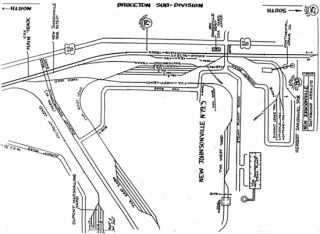 NC&StL Main Line   Bruceton Sub   Track Map