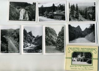 bruin inn north cheyenne canon photographs 1930 s co 8 photographs of 