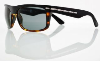 Kaenon Burnet Sunglasses Black Tortoise w Gunmetal Grey Polarized 017 