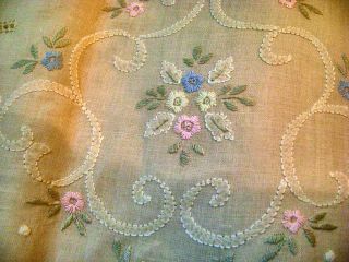 Nostalgique Antique Shabby Double Sheet with Pillowcases in Pure Linen 