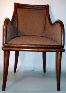 Bryan Ashley Wood Arm Chair 1370 Brown Traditional N