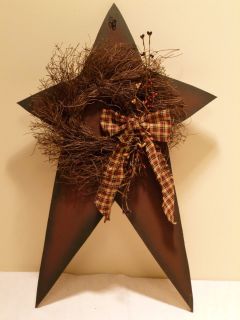 Star and Wreath Berries Country Primitive Home Decor