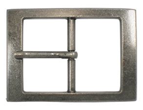 New Vintage Silver Standard Classic Square Belt Buckle