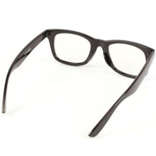 Retro Clark Kent Clear Lens Wayfarer Eye Glasses Black