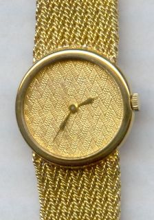 Ladys 18K Gold Bueche Girod Watch Quartz