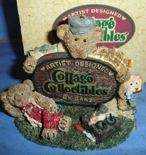 Ganz Cottage Collectibles Forest Clancey Ruff A Job Well Done 1995 LE 