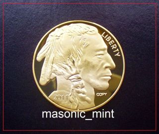 oz Gold Coin American Buffalo Indian Head 100 Mills