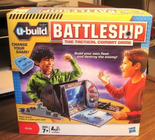 NEW U Build Battleship Factory Sealed Board Game 2010 Milton Bradley 