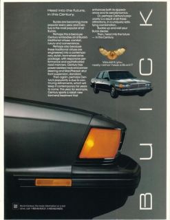 1985 Buick Century Head Into The Future Ad