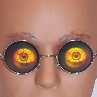 New Bug Eye Hologram Poker Eye Glasses 3D Sunglasses