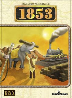1853 India A Railway Building Board Strategy Game New
