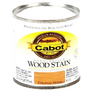 Cans of Cabot Penetrating Wood Stain 8 oz Cans Colonial Maple