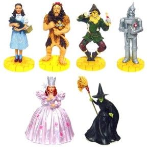 Set 6 Westland Wizard of oz Mini Figurines Cake Toppers