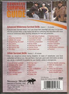 Survival Guide Advanced Wilderness Urban Skills DVD