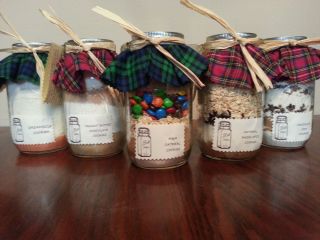 COOKIE MIXES IN JARS CHOCOLATE CHIP OATMEAL DREAMSICLE PEANUT BUTTER M 