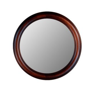 Hitchcock Butterfield Company Round Mirror in Mahogany