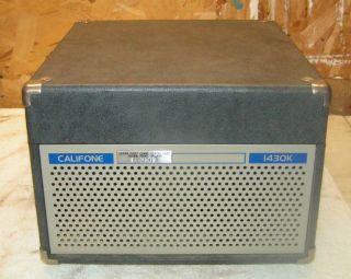 Vintage Califone 1430K 4 Speed Portable Stereo Record Player 
