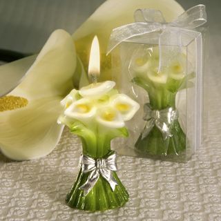 150 Calla Lily Candle Wedding Favors Elegant Floral