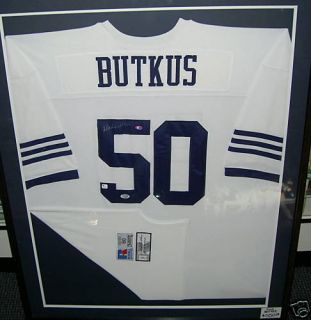 Dick Butkus Autographed Signed Framed Bears Jersey