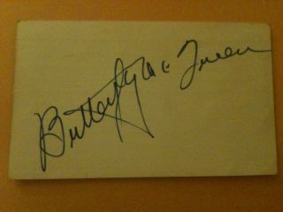 Butterfly McQueen D 1995 Actress Signed Cut Autograph