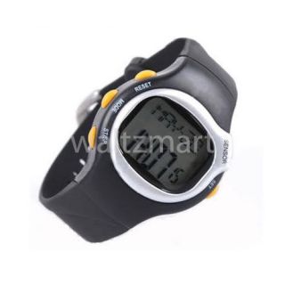   Pulse Heart Rate Monitor Calories Counter Fitness Wrist Watch