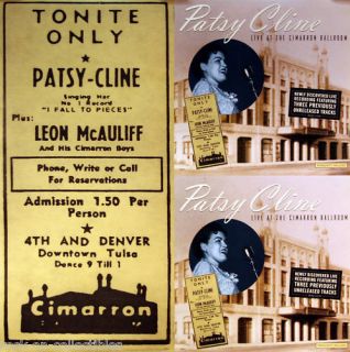 Patsy Cline 1997 Live Cimarron Ballroom Promo Poster