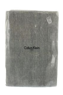 Calvin Klein New Wavy Threaded Ivory Cotton 26x26 Pillow Sham Bedding 