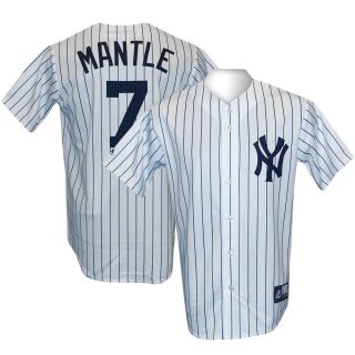 NEW YORK YANKEES Mickey Mantle Cooperstown Throwback Jersey L