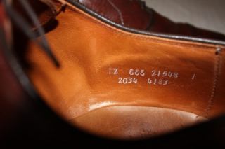 Chili Allen Edmonds Byron Leather Dress Cap Toe Balmoral Oxford Shoe 