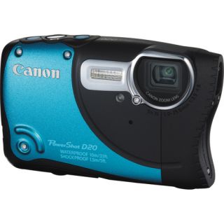 canon powershot d20 blue digital camera new never opened