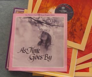 Readers Digest as Time Goes by Boxed Set 6 Records Pamphlet C1983 