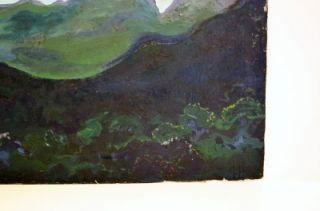   American Modernist Landscape Painting Attributed to M Hartley