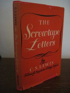 The Screwtape Letters C s Lewis RARE Apologetics Christian Later 