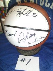 Signed 9x 1996 NCAA Champions University Kentucky Wildcats Basketball 
