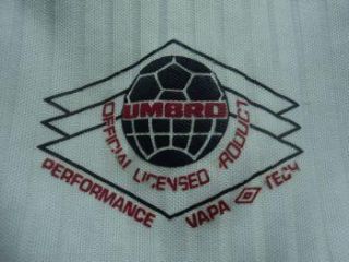 Vintage Umbro England Football Soccer Jersey Shirt 1998