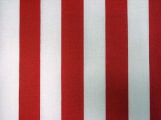   Wide Stripes USA Flag Candy Cane Cabana Modern Sew Fabric BTHY