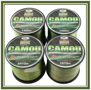   FISHING LINE BULK SPOOLS CARP LINE DISTANCE STRONG CAMOUFLAGE STEALTH