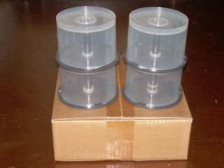 CD DVD 50 Disc Capacity Empty Spindle Cake Boxes