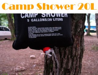 Camp Shower Portable Camping Hiking Shower Bag Solar Self Heated 5 