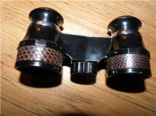  Vintage Airguide 44A Opera Glasses Faux Snakeskin